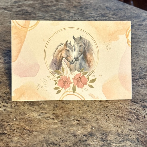 Set of 6 horse notecards with white envelopes. 4x6 - Picture 4 of 4